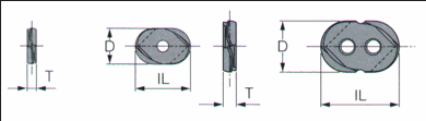 Inserto p/ Suporte Completo - Fresamento de Molde